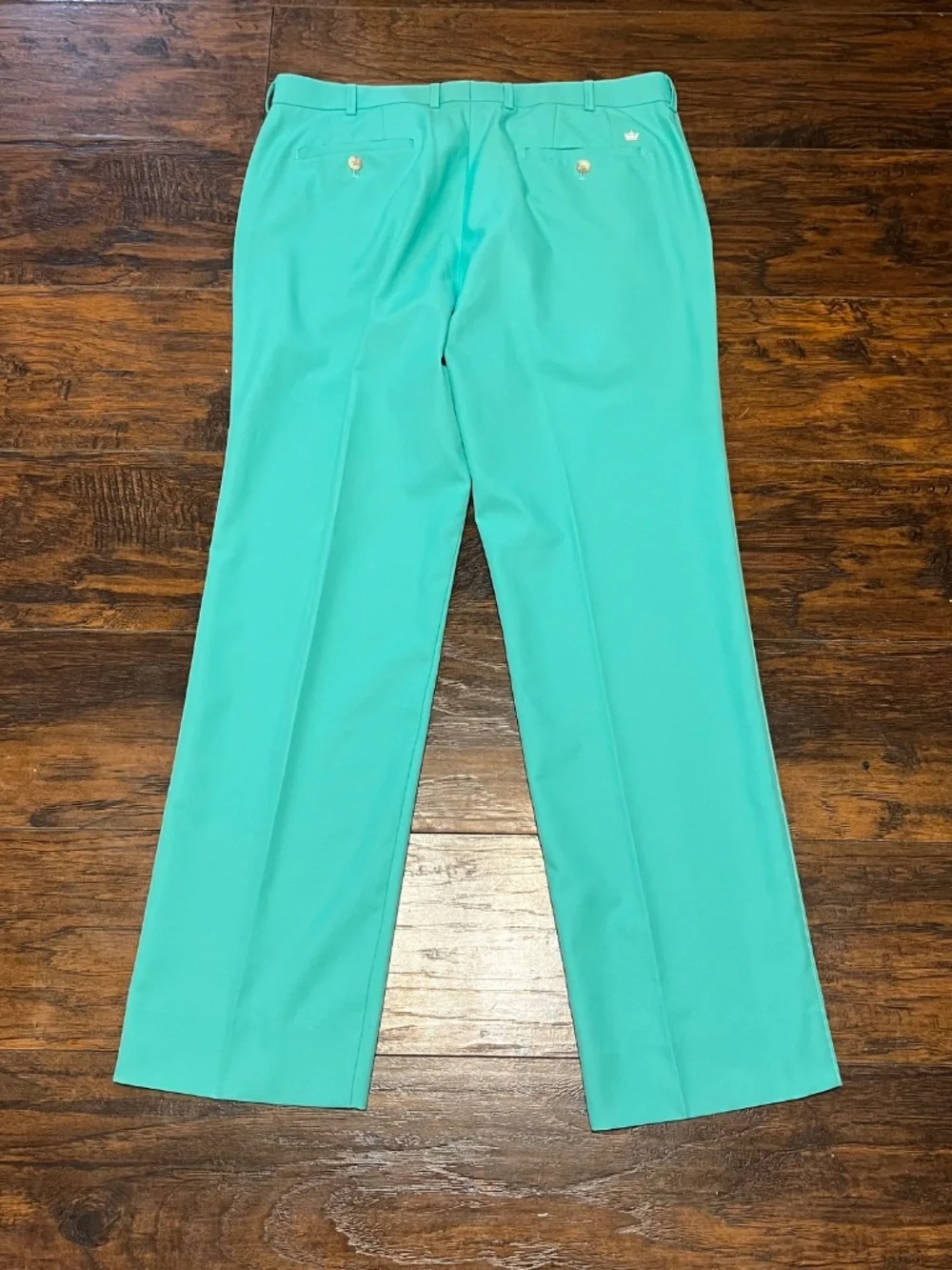 Peter Millar Crown Crafted Wicking Performance Golf Pants Men's 35 Aquamarine - Picture 4 of 9